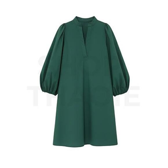 POMANDER PLACE Emerald Green Astrid Dress Size XS NWT Retail $128 Tuckernuck - Picture 7 of 7